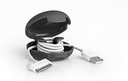 Dotz mini cord wrap noir