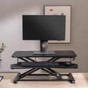 Convertisseur de bureau debout avec plateau pour clavier, réglable 