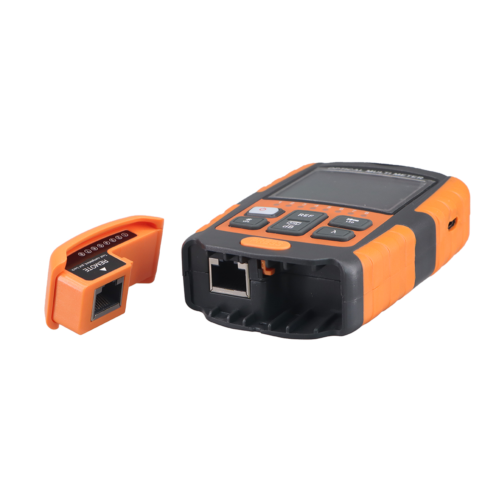 Testeur de câble réseau multifonction OPM VFL RJ45 LED 4 en 1 avec connecteur SC, testeur de fibre optique 850-1650nm, compteur de puissance OPM 