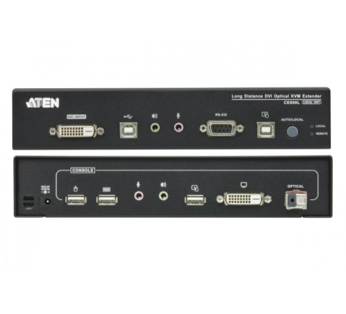 Aten CE690 extendeur DVI-D/USB sur 1 fibre monomode LC 20KM