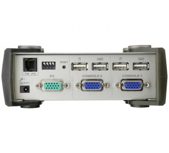 Aten CS231 KVM inversé 1PC - 2 utilisateurs VGA/USB