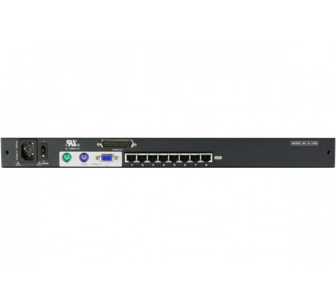 Aten KL1508AN Console LCD 19" double rail & KVM 8 ports C…
