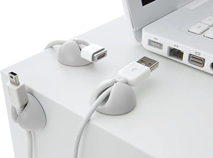 Blue lounge cabledrop blanc (lot de 6)