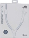 Blue lounge soba gris