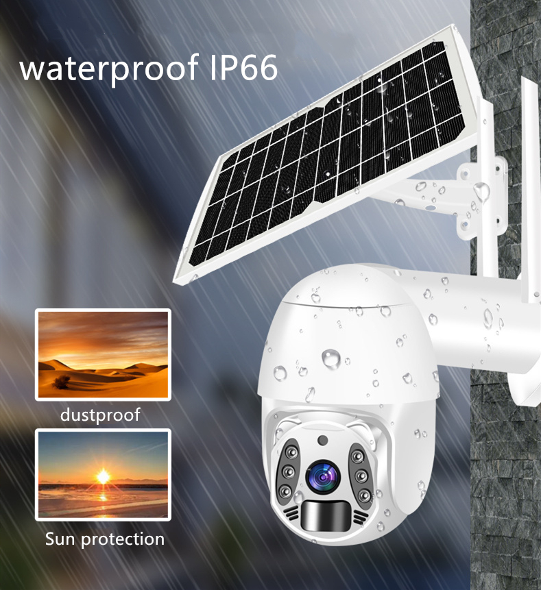 CAMARA  3MP WIFI AVEC PANNEAU SOLAIRE PTZ
