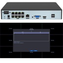 CAMARA SYSTEMES DE SECURITE CCTV 8 XMEYE NVR ETANCHE BULLET IP POE 5MP AVEC CABLES