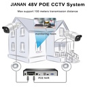 CAMERA  16 CANAUX IP POE 8 BALLES + 8  A DOME VIDEO NVR