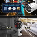 CAMERA  3MP BULLET ETANCHE SURVEILLANCE 8 CANAUX IP CAMERA DE SECURITE POE NVR 