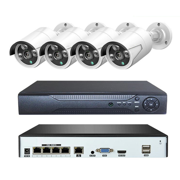 CAMERA  4CH 5MP 3MP CAMERA IP DE SURVEILLANCE VIDEO DE HAUTE QUALITE POE NVR KITS 