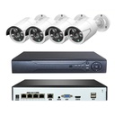 CAMERA  4CH 5MP 3MP CAMERA IP DE SURVEILLANCE VIDEO DE HAUTE QUALITE POE NVR KITS 