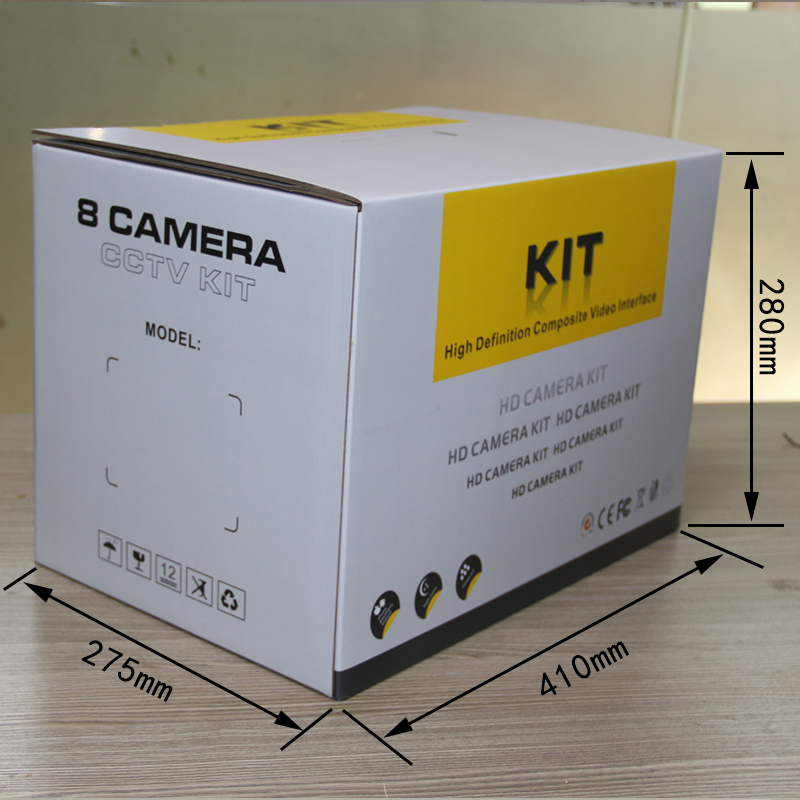 CAMERA  8CH NVR AVEC 4 CAMERAS 8MP DOME ETANCHE ANTI-VANDALISME 4K POE 