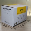 CAMERA  8CH NVR AVEC 4 CAMERAS 8MP DOME ETANCHE ANTI-VANDALISME 4K POE 