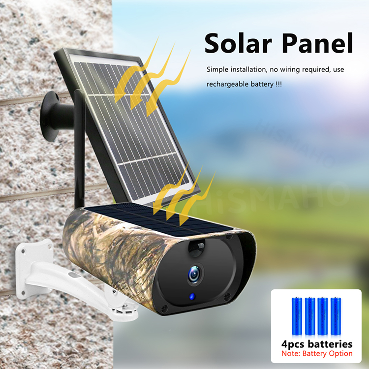 CAMERA  EXTERIEUR 4G  WIFI SOLAIRE 2MP COMPLET