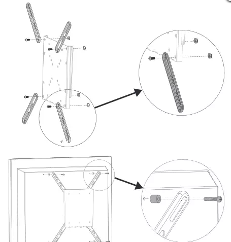 Adaptateur VESA 32" - 55"