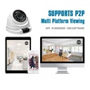 CAMERA  METAL DOME POE  IP CCVT ENREGISTREMENT VIDEO 
