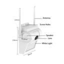 CAMERA 2.0MP 1080P Xmeye ICSEE XM530AI ampoule lampe à led caméra avec audio
