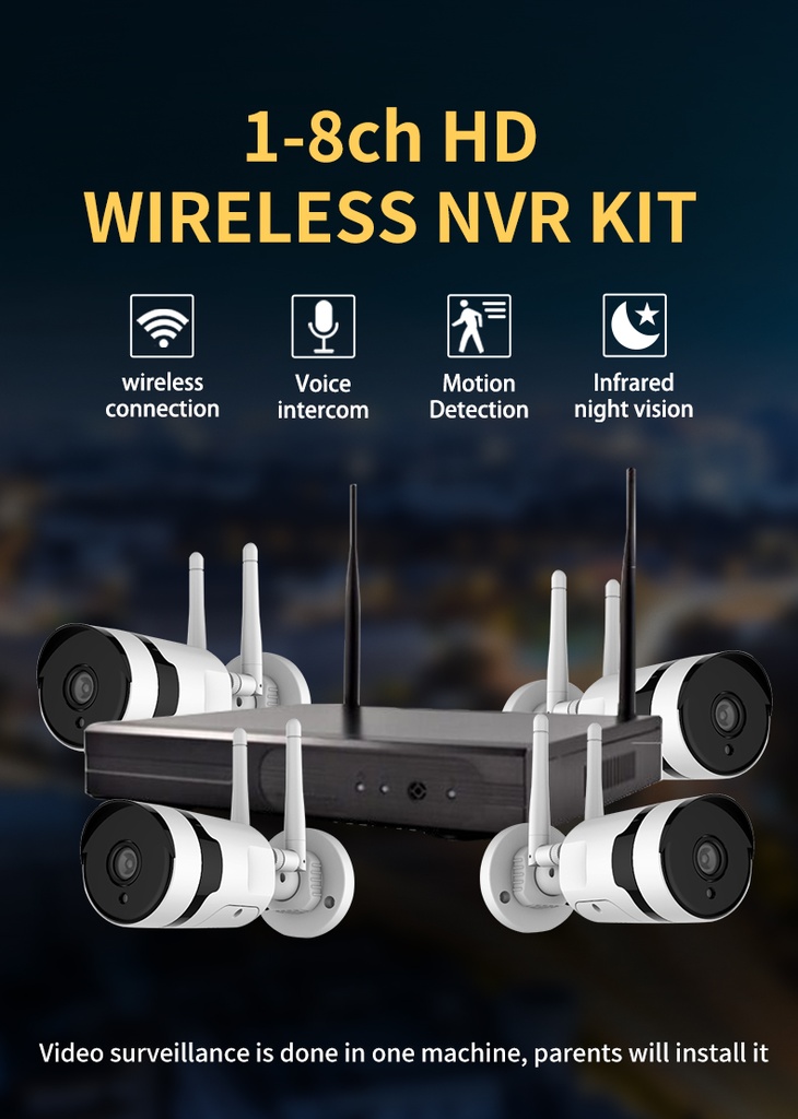 CAMERA DE SECURITE CCTV DVR HAUTE RESOLUTION DE 3 MEGAPIXELS