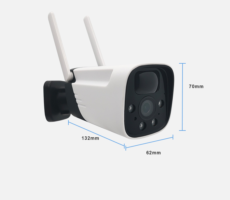 CAMERA IP EXTERIEURE INTELLIGENTE VISION NOCTURNE INFRAROUGE BATTERIE SOLAIRE WIFI