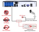 CAMERA POE 8CH 5 MEGAPIXELS NVR SYSTEME DE SECURITE A DOMICILE