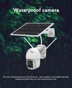 CAMERA SOLAIRE EXTERIEUR PTZ DOME WIFI GSM 4G 