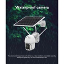 CAMERA SOLAIRE EXTERIEUR PTZ DOME WIFI GSM 4G 