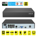 CAMÉRA BULLET  IP POE  8 PORTS SET KIT 8CH NVR POE CCTV
