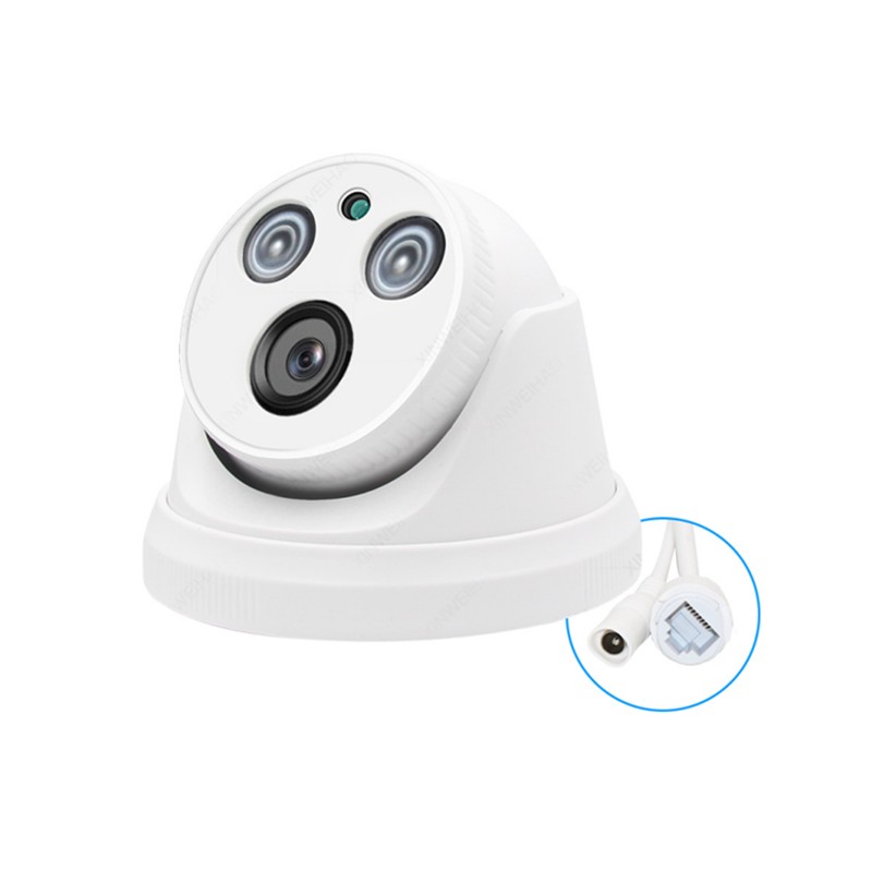 CAMÉRA 3MP PLASTIC DOME CCTV IP AUDIO INTÉGRÉE 
