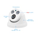 CAMÉRA 3MP PLASTIC DOME CCTV IP AUDIO INTÉGRÉE 