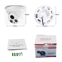CAMÉRA 3MP PLASTIC DOME CCTV IP AUDIO INTÉGRÉE 