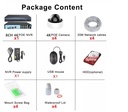CAMÉRA  5MP 4CH MÉTAL DÔME DVR SYSTÈME POE