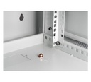 Coffret pivotant 19" 9U gris prof 550 mm