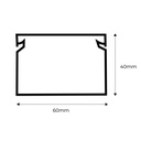 GOULOTTES POUR TABLEAUX ÉLECTRIQUES  EFAPEL 14030 CCZ  60x40 (32m