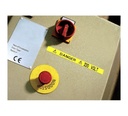 Ruban vinyle pour RhinoPro - Noir sur Jaune 19 mm