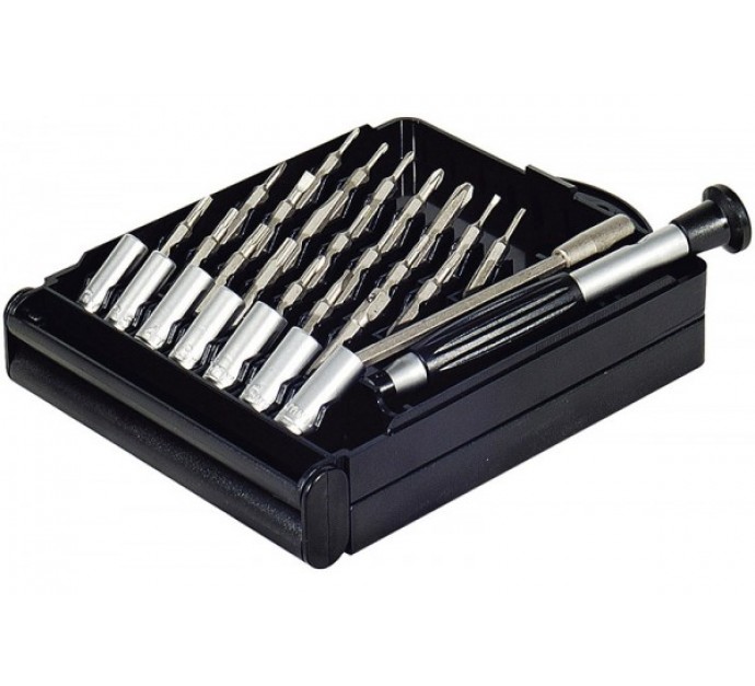 Mini tournevis de précision - 28 embouts