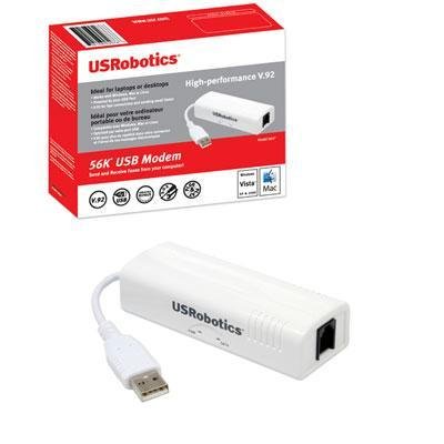 Modem/fax us robotics 56K usb win/mac