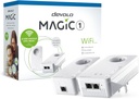 devolo Magic 1 WiFi 5 (ac) Starter Kit : 2x Adaptateurs CPL, Prise Gigogne (1 200 Mbits, 2x Fast-Ethernet + 1 Port Gigabit Ethernet, Mesh)