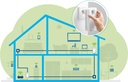 devolo Magic 1 WiFi 5 (ac) Starter Kit : 2x Adaptateurs CPL, Prise Gigogne (1 200 Mbits, 2x Fast-Ethernet + 1 Port Gigabit Ethernet, Mesh)