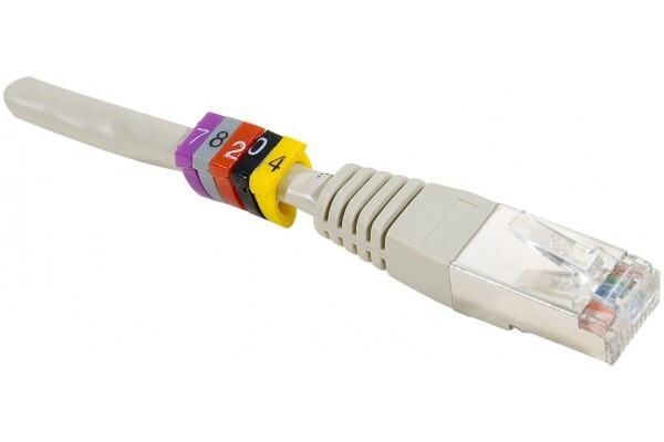 Dexlan bagues de marquage couleur 6 mm