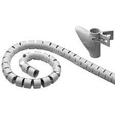 Organisateur de câbles argent