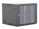 Coffret pivotant 19" 12U noir prof 550 mm