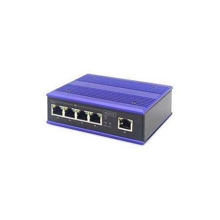 DIGITUS Professional Commutateur PoE industriel Fast Ethernet 