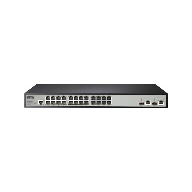 Netis ST3326M switch Niv2 24 ports 10/100 +2 combo giga/sfp