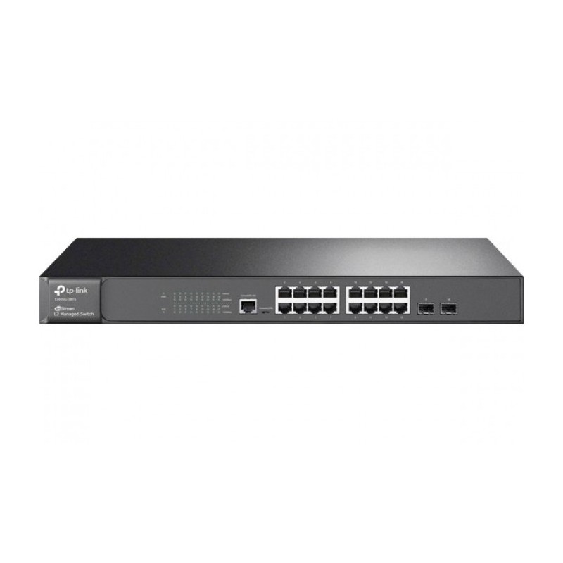 TP-Link switch Niveau 2 - 16 Gigabit + 2 SFP
