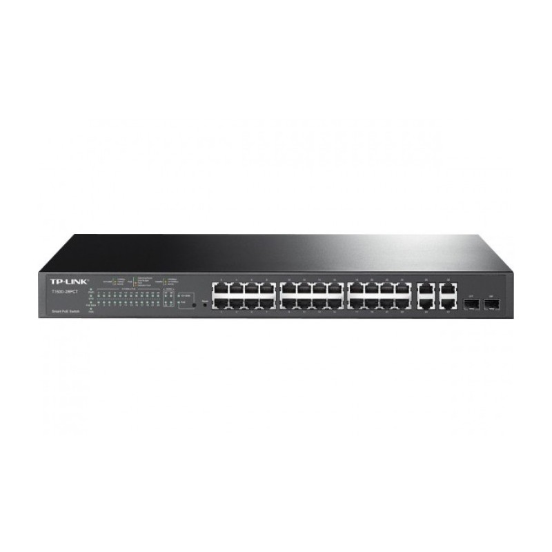 Tp-link T1500-28PCT smart switch 24P 10/100 poe + 4GIGA+2...