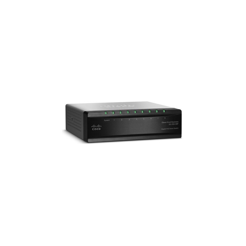 CISCO SG200-08P SMART SWITCH 8 PORTS GIGABIT