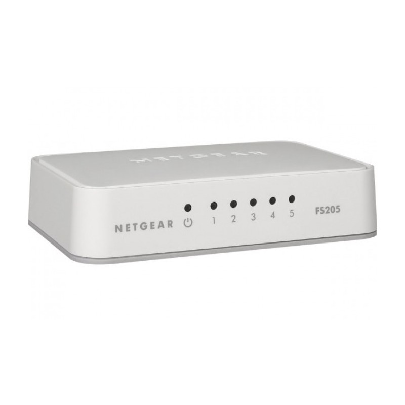 Netgear FS205 switch 5 ports 10/100 plastique