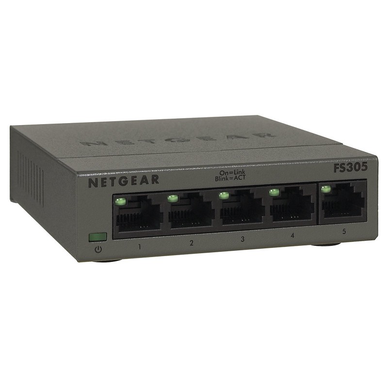 Netgear FS305 switch 5 ports 10/100 métal