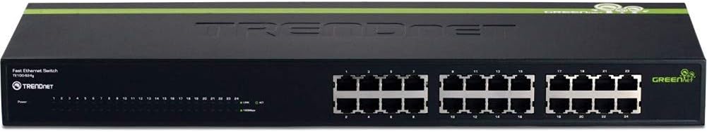 Switch 10/100 Mbps GREENnet à 24 ports TE100-S24g (Version v1.0R