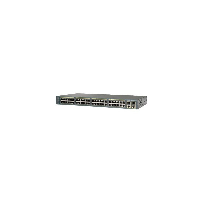 Cisco Catalyst WS-C2960X-48TS-L 48 x 10/100 (PoE) commutateur réseau Géré L2 Gigabit Ethernet (10/100/1000) 1U Noir