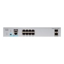 Cisco Catalyst 2960L-8TS-LL  Commutateur - Géré - 8 x 10/100/1000 + 2 x Gigabit SFP